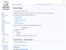 Tablet Screenshot of hacklabs-fi.referata.com