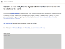 Tablet Screenshot of foodfinds.referata.com